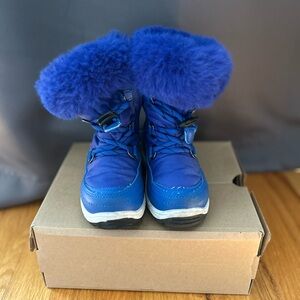 Kids' Blue Winter Boots